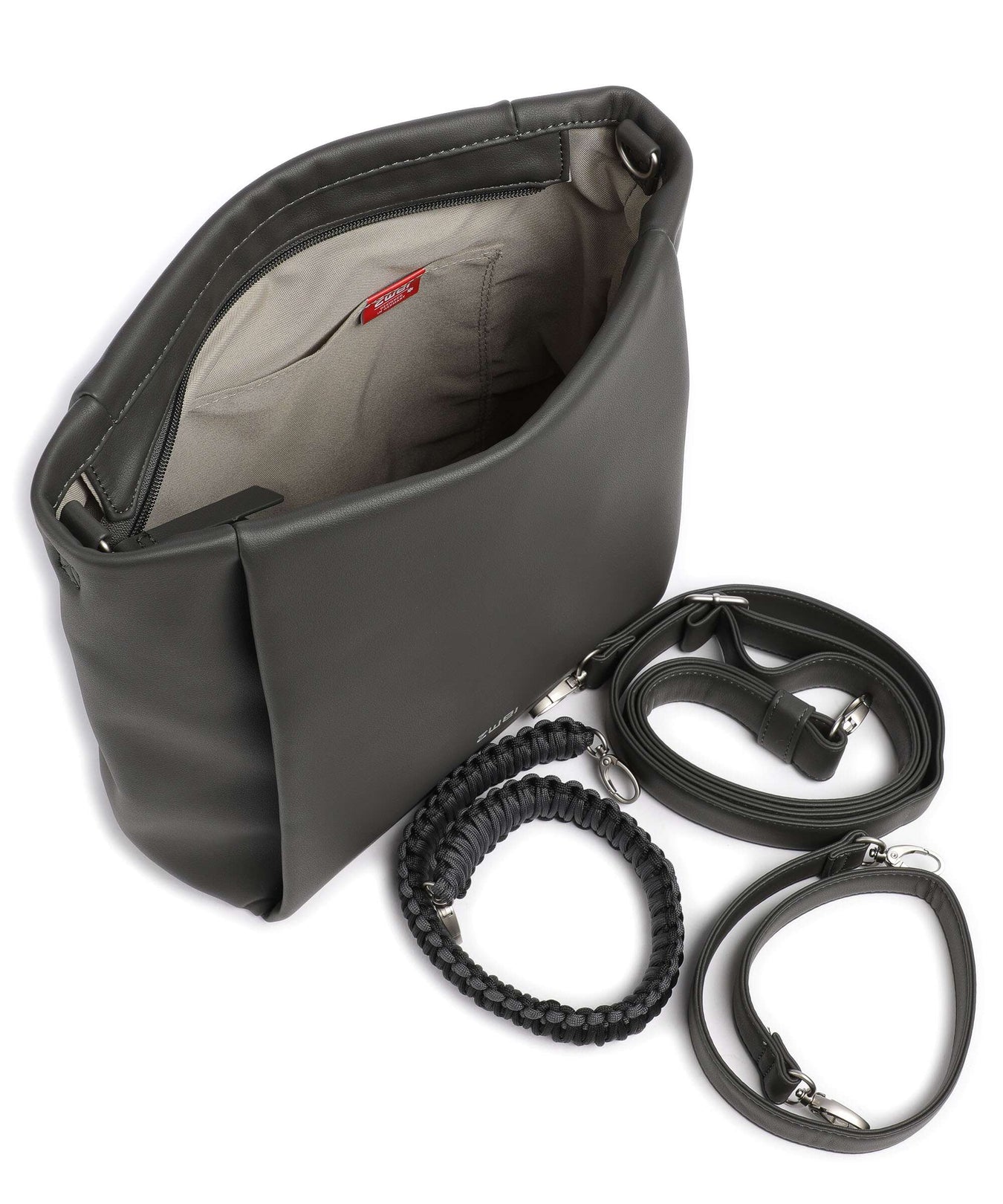 Zwei Yuna YU120 Hobo bag stone