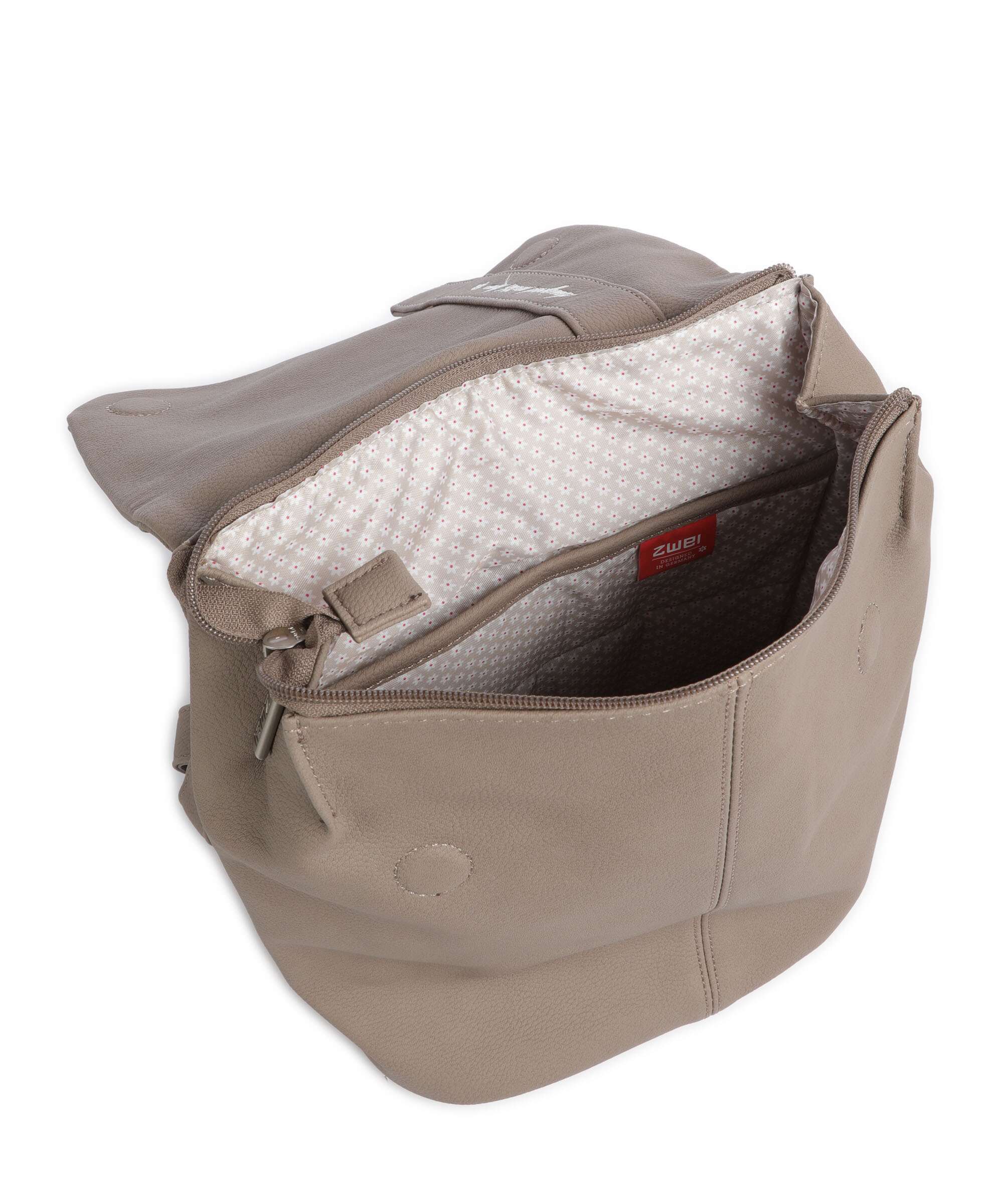 Zwei Mademoiselle.M MR8 Backpack nubuk cappuccino