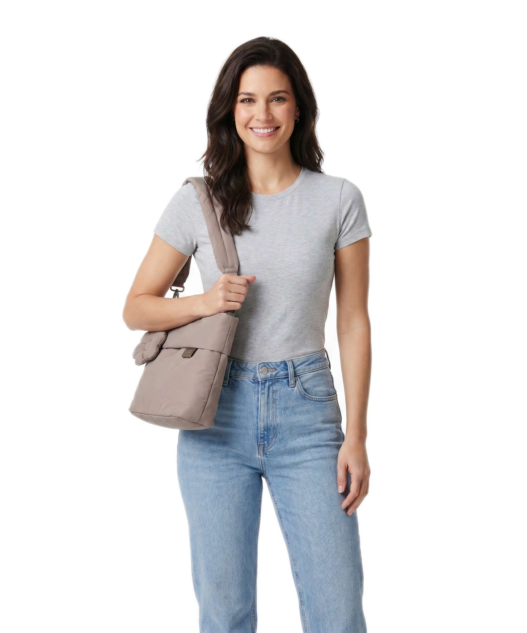 Zwei Hannah HA8 Shoulder bag cappuccino