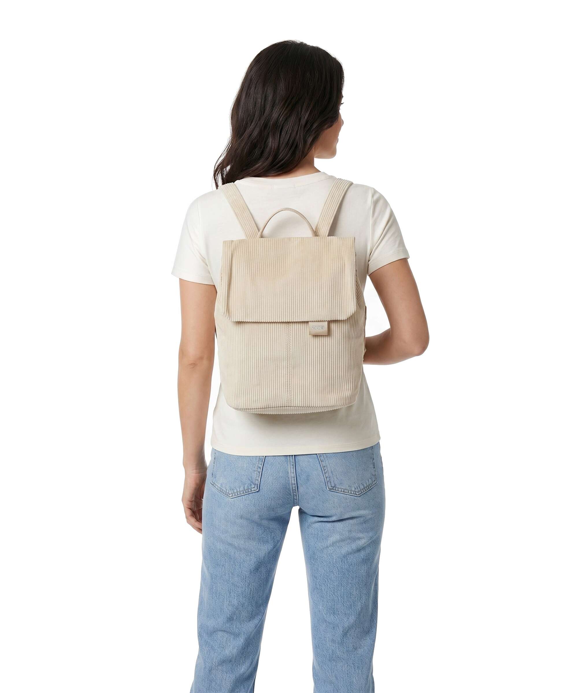 Zwei Mademoiselle.M MR8 Backpack cord/creme