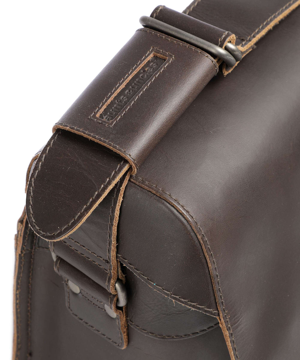 Aunts & Uncles Hunter Big Judd Briefcase vintage brown