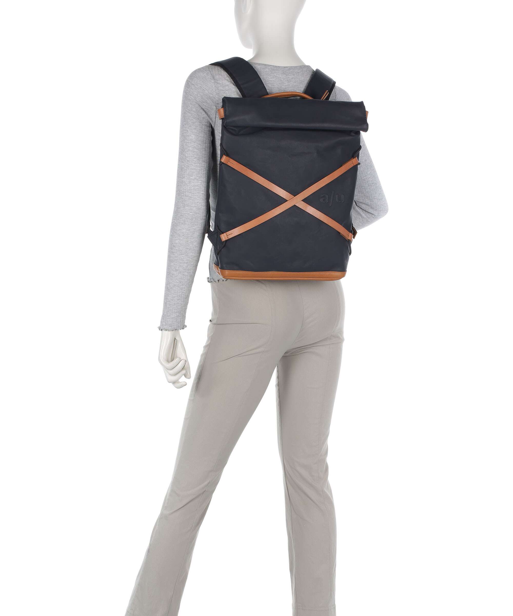 Aunts & Uncles Japan Yokohama Rolltop backpack night blue