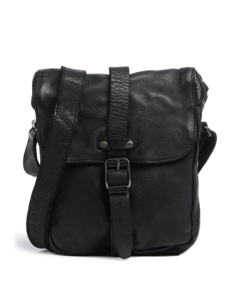 Aunts & Uncles Barbershop Goatee Crossbody bag charcoal black