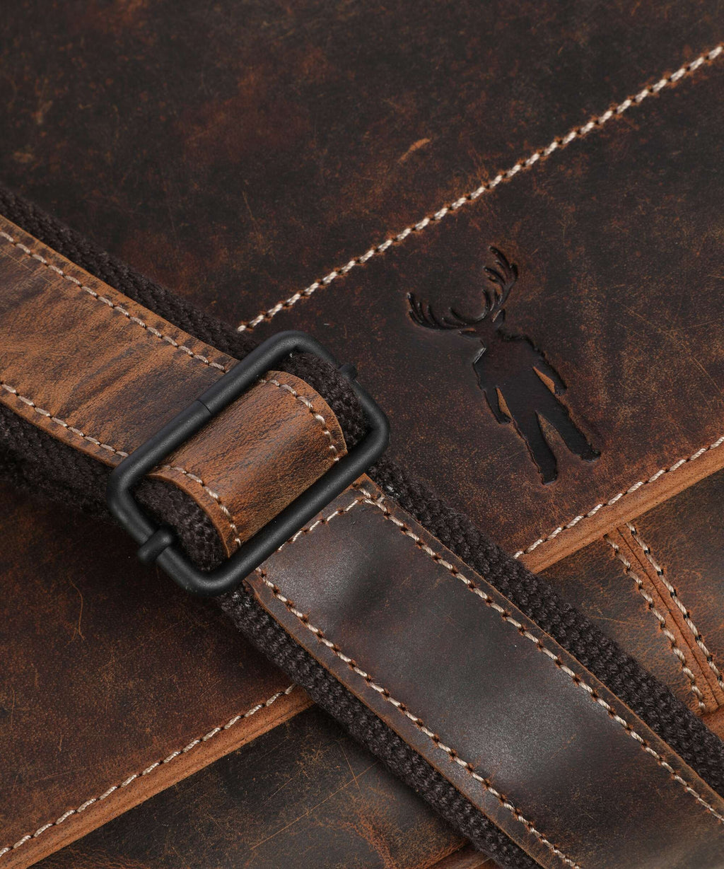 Jack Kinsky Baltimore 5 Messenger bag cognac