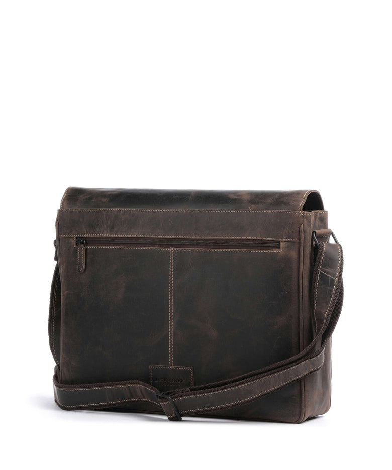 Jack Kinsky Baltimore 5 Messenger bag mokka