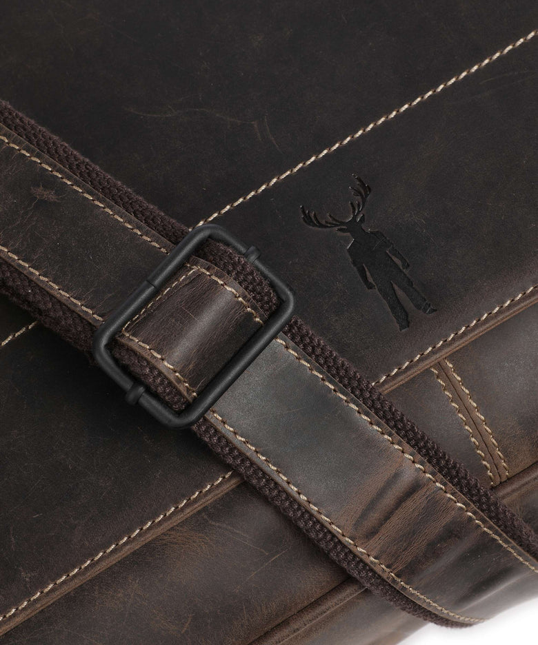 Jack Kinsky Baltimore 5 Messenger bag mokka