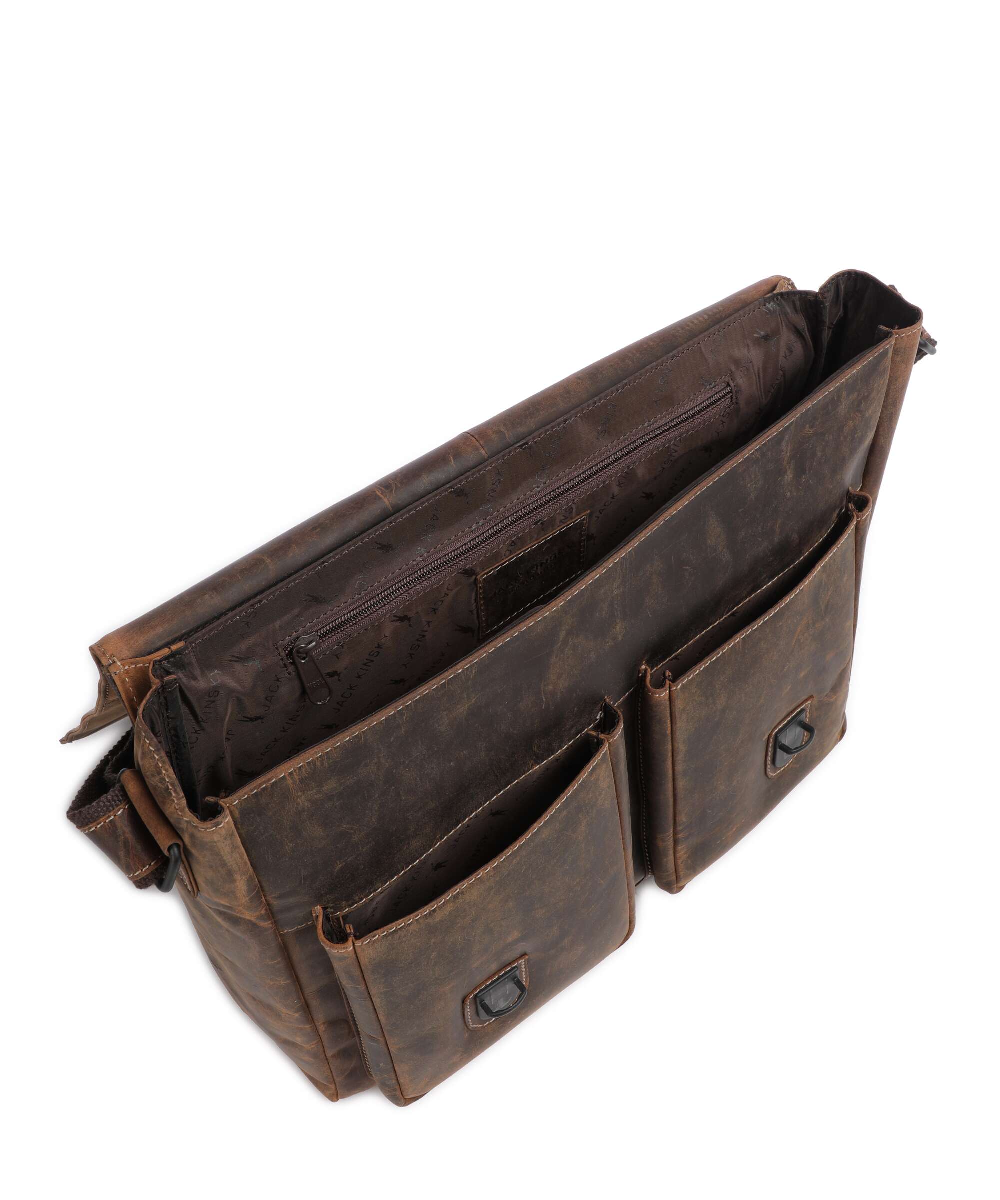 Jack Kinsky Baltimore 6 Briefcase cognac