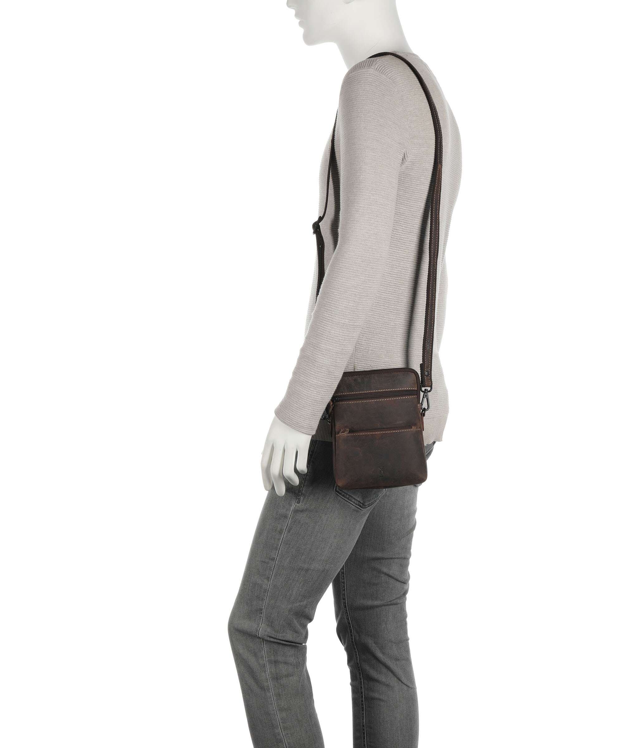 Jack Kinsky Baltimore 11 Crossbody bag mokka 