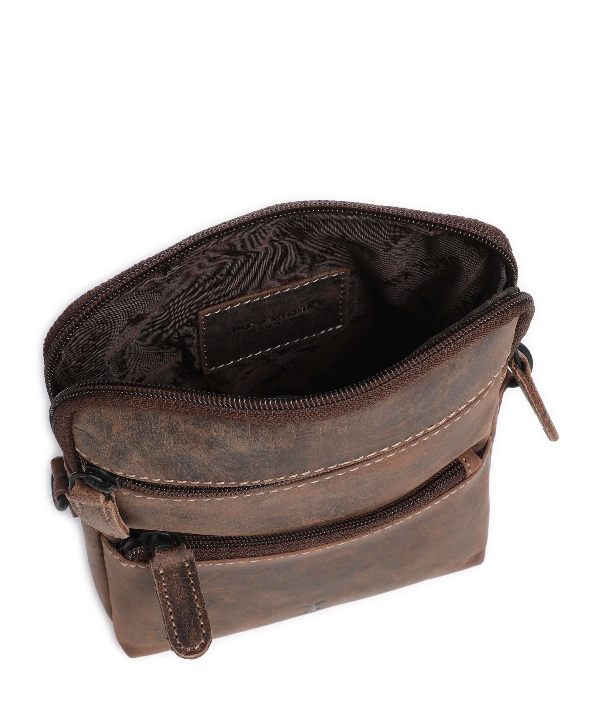 Jack Kinsky Baltimore 11 Crossbody bag mokka 