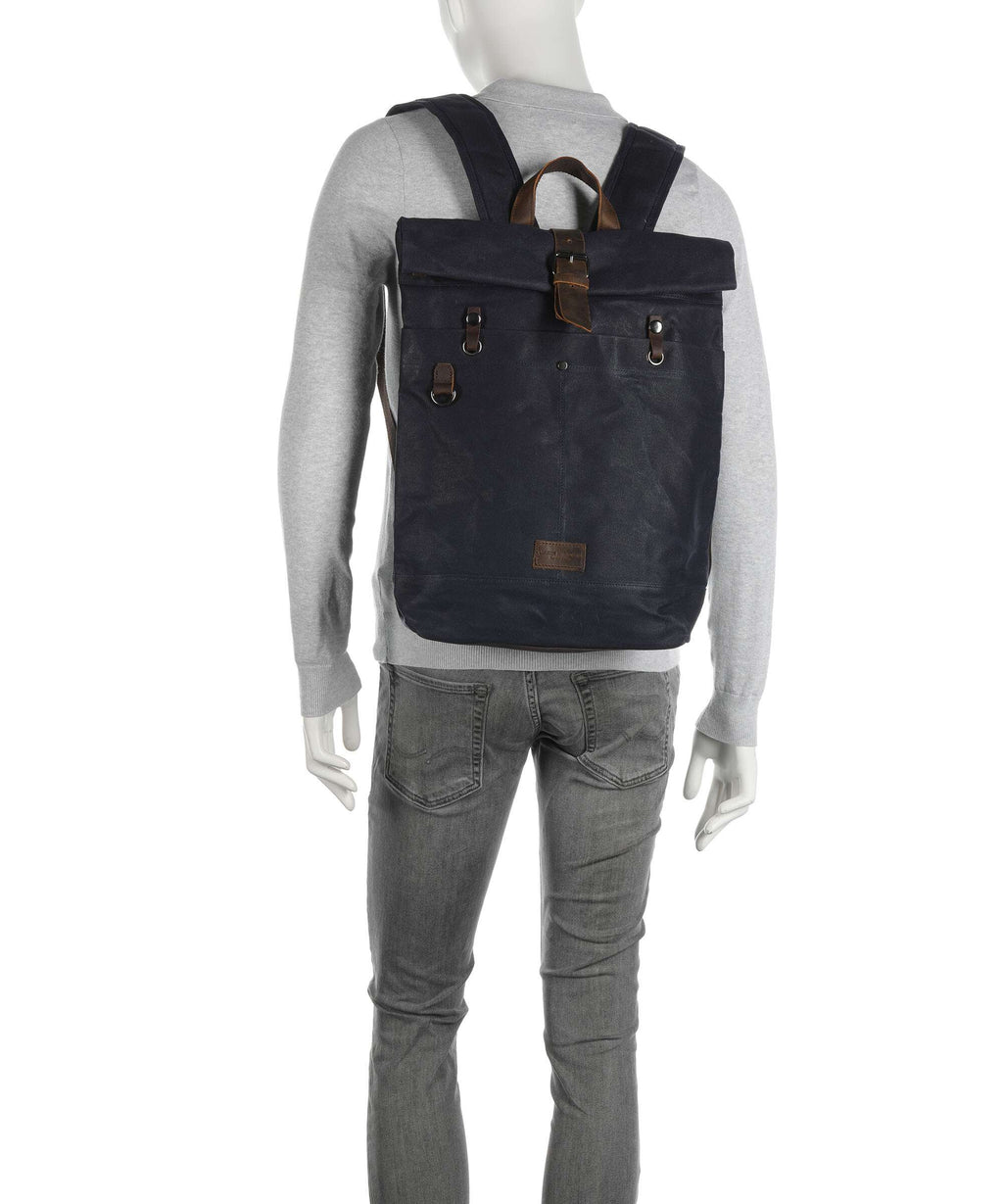 Jack Kinsky Dakar 1 Rolltop backpack navy