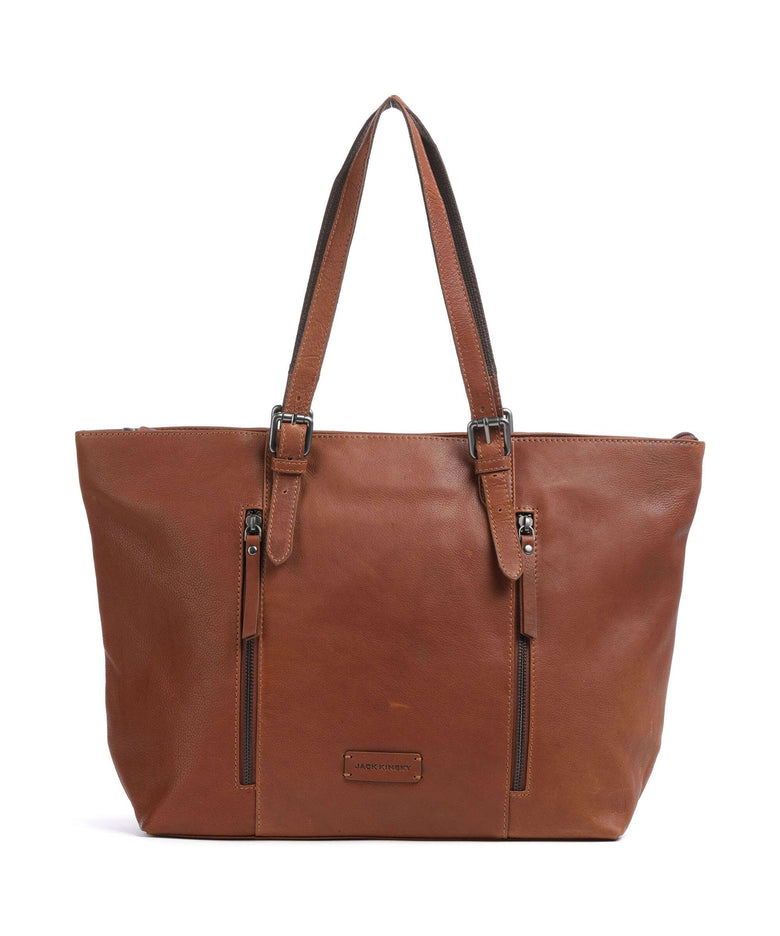 Jack Kinsky Montreal 25N Tote bag cognac