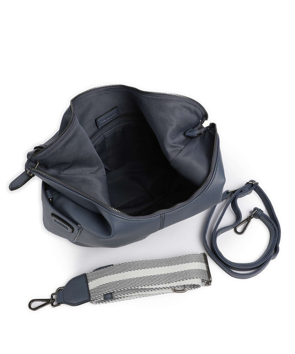 FredsBruder Bestie Round Hobo bag dusty blue