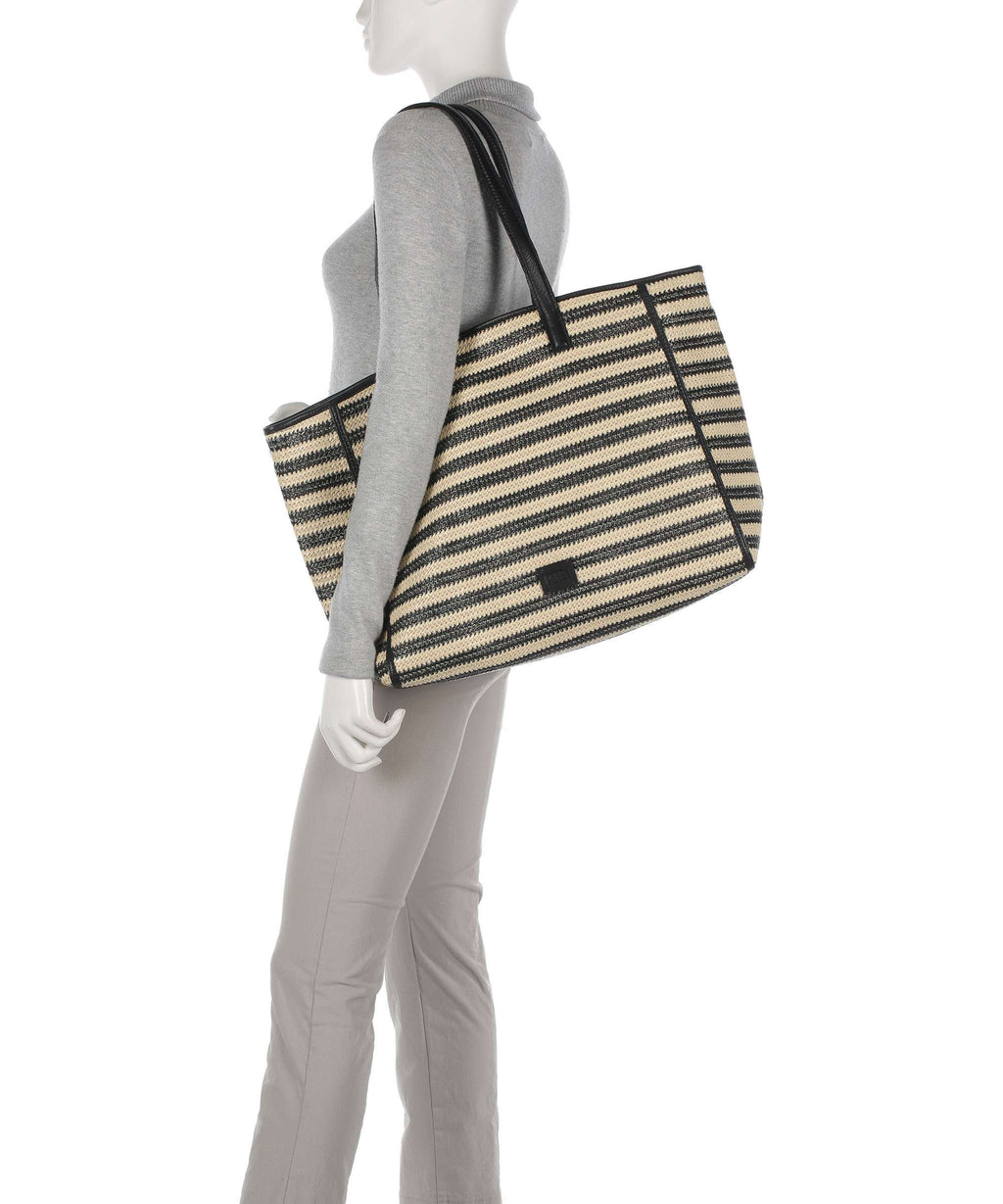 FredsBruder Sommerliebe Tote bag black stripes