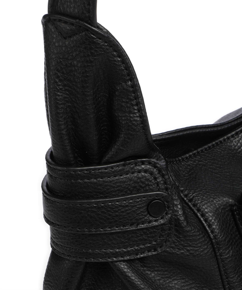 FredsBruder Deep Dark Hobo bag black