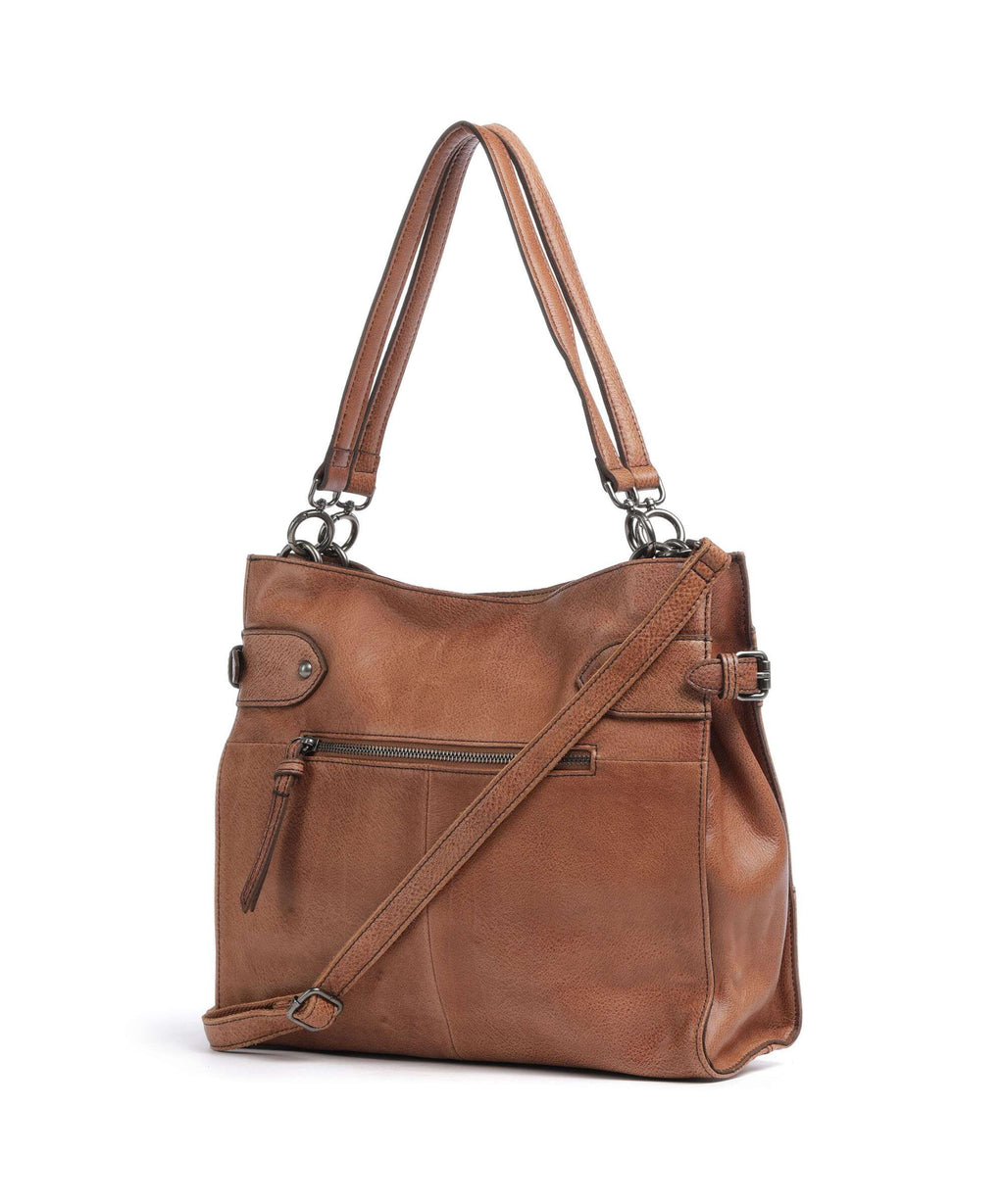 FredsBruder Belt It Hobo bag dark caramel