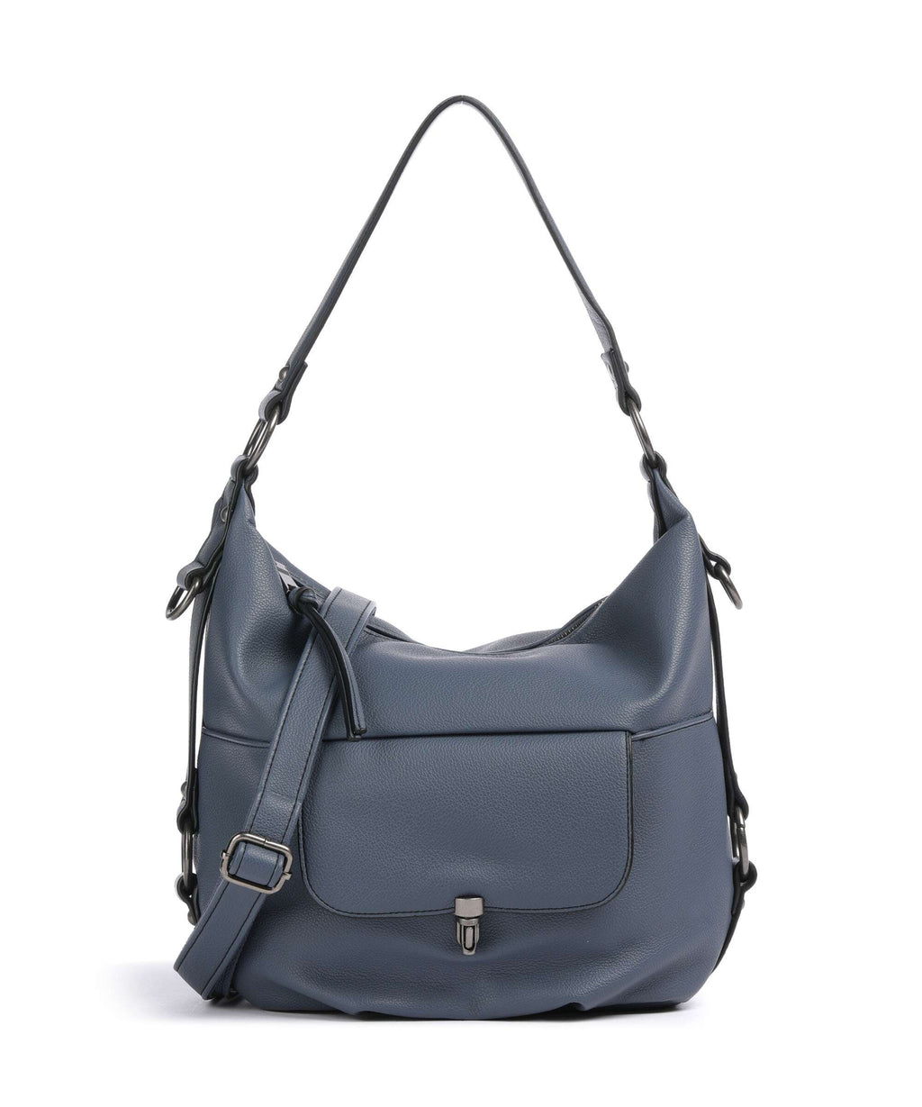 FredsBruder Bestie Hobo bag dusty blue