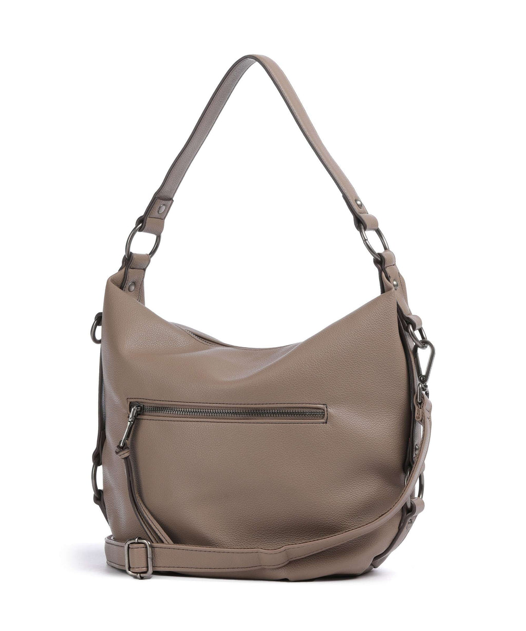 FredsBruder Bestie Hobo bag dark taupe