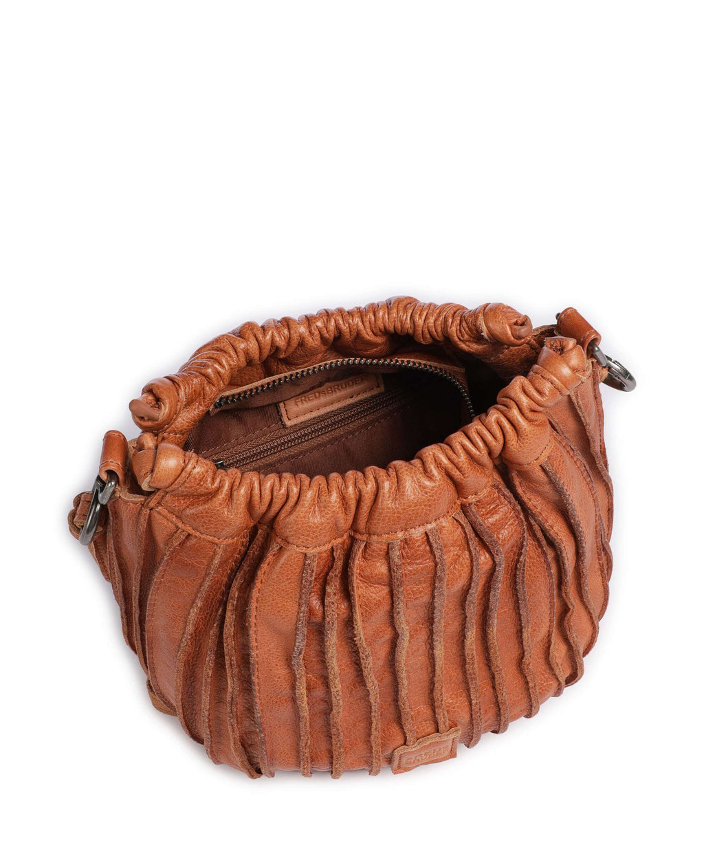 FredsBruder Say Hello Crossbody bag dark caramel