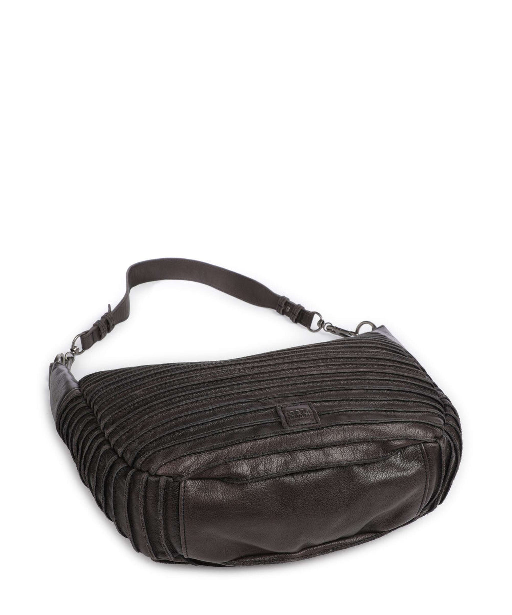 FredsBruder Riffel Flowow Hobo bag brown