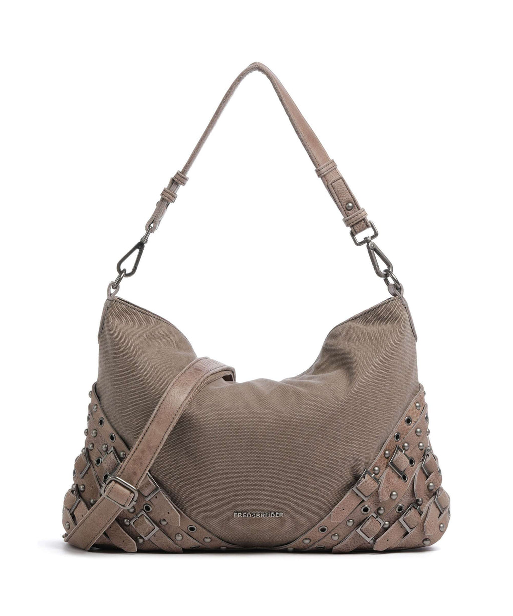FredsBruder Buckle My Bag Hobo bag soft taupe