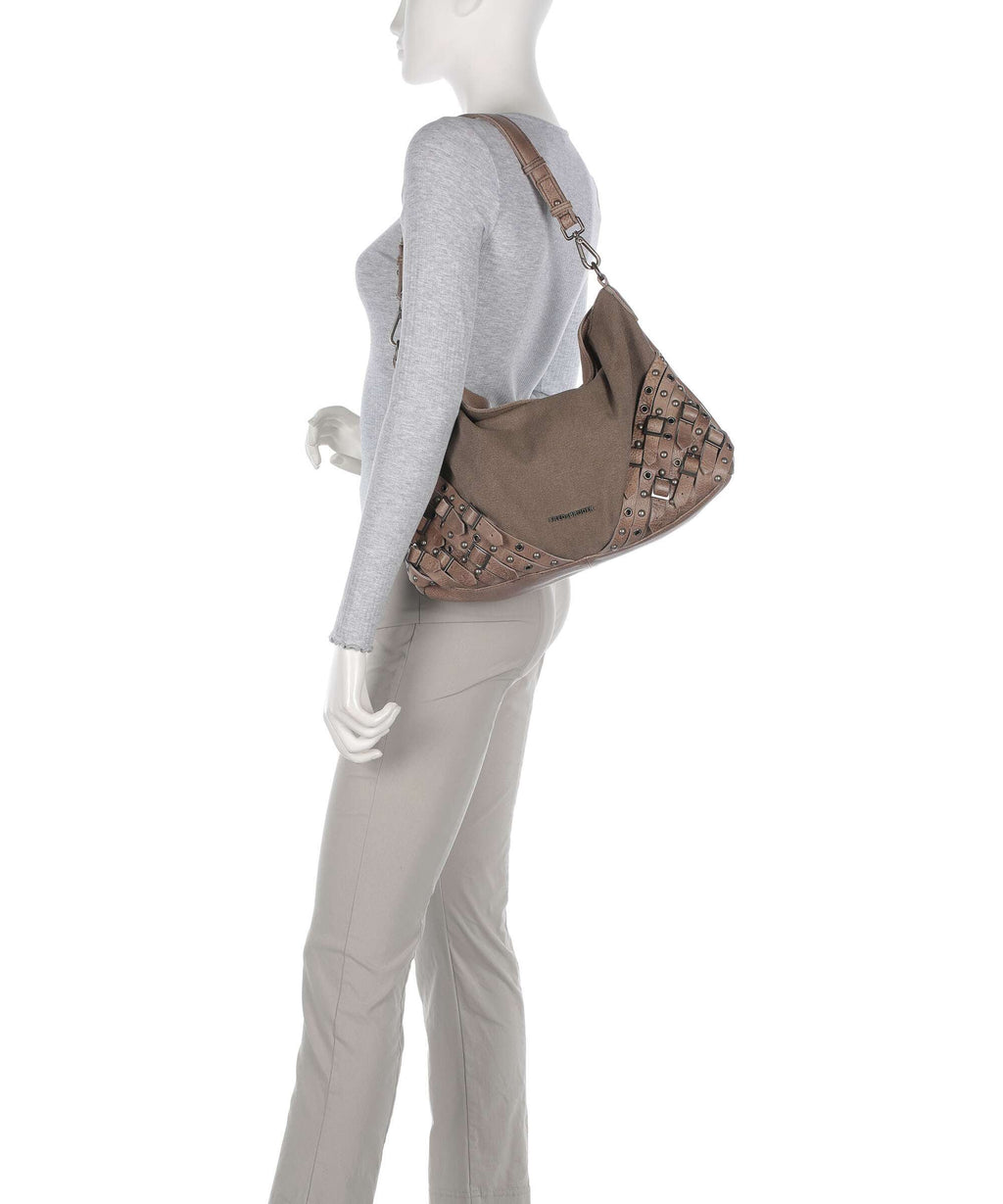 FredsBruder Buckle My Bag Hobo bag soft taupe
