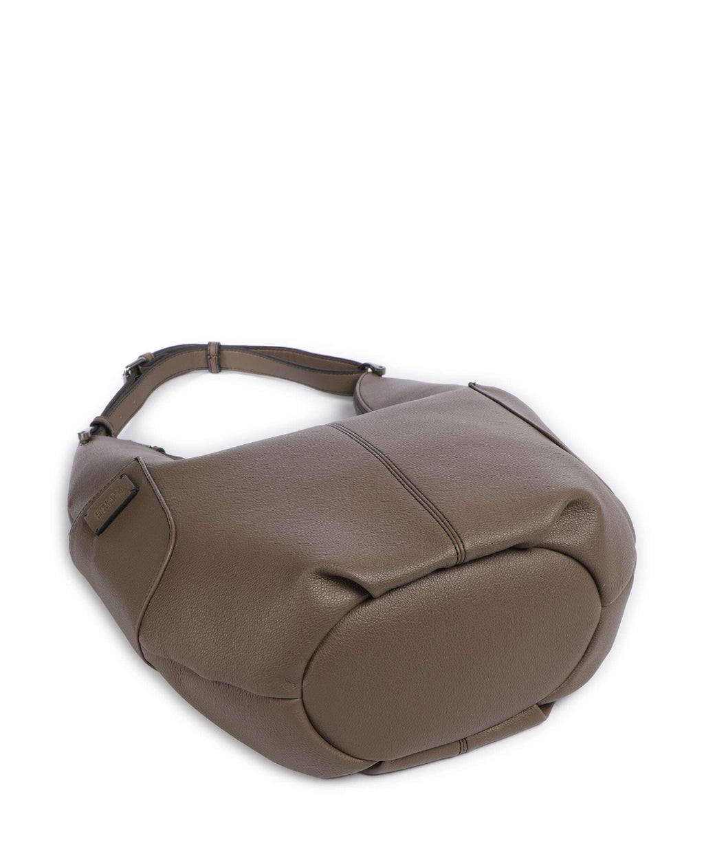 FredsBruder Bestie Round Hobo bag olive