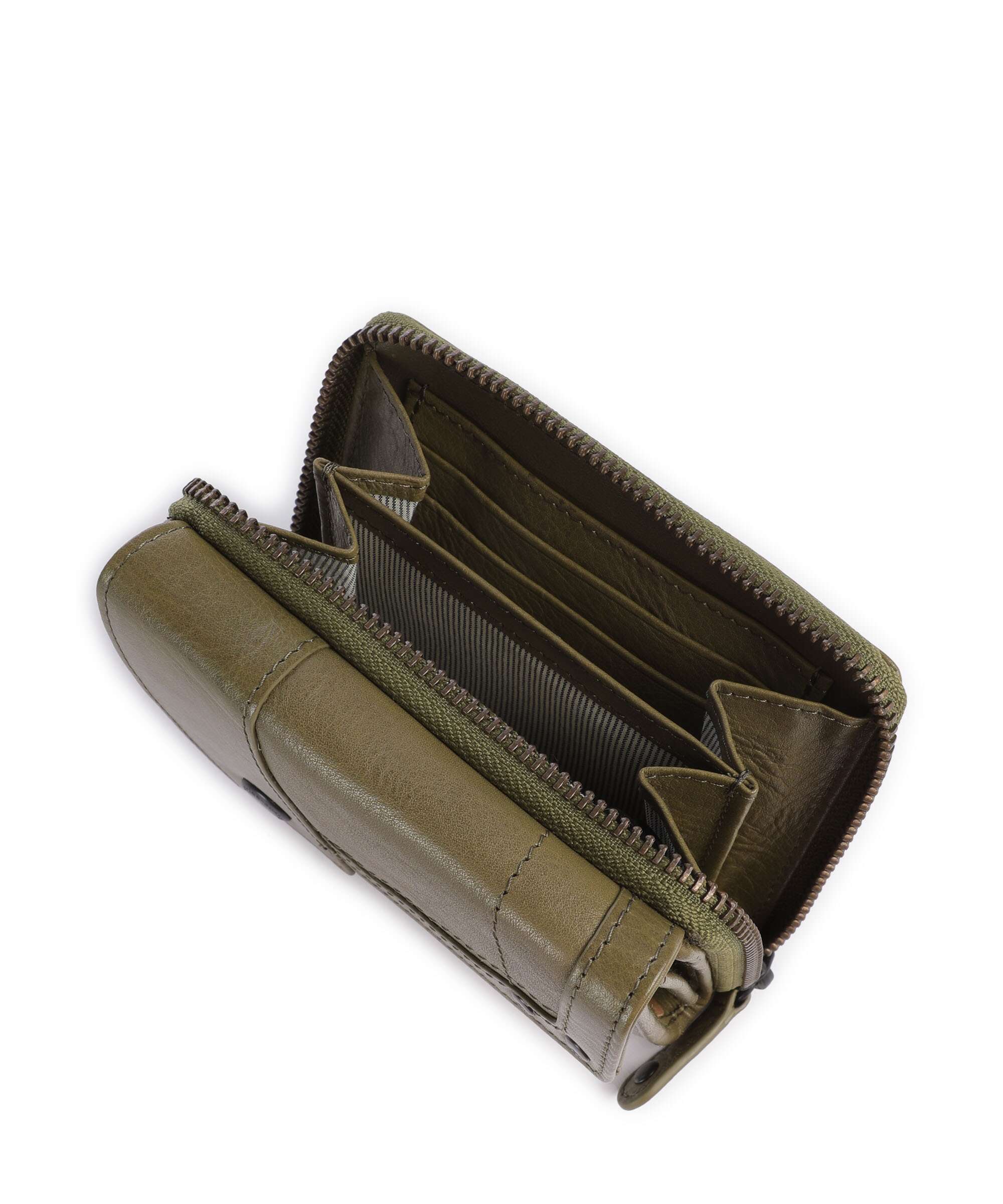 Aunts & Uncles Grandma's Luxury Club Lotta RFID Wallet olive branch