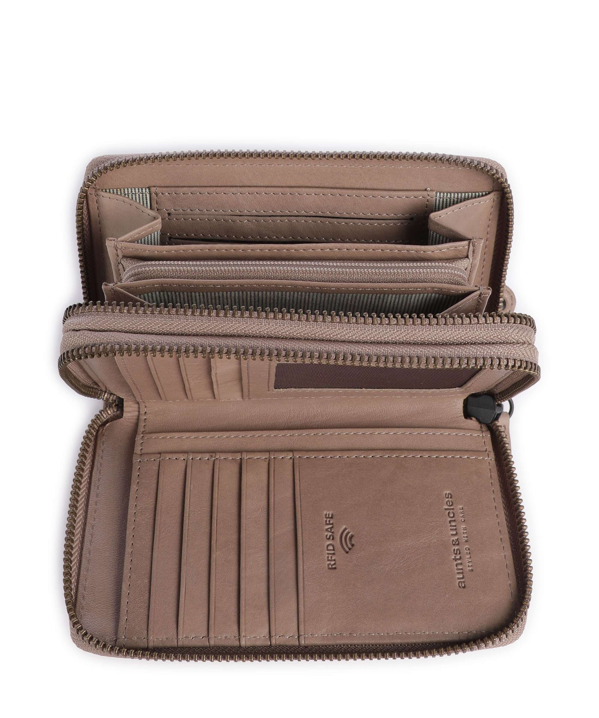 Aunts & Uncles Grandma's Luxury Club Betty RFID Wallet vintage khaki