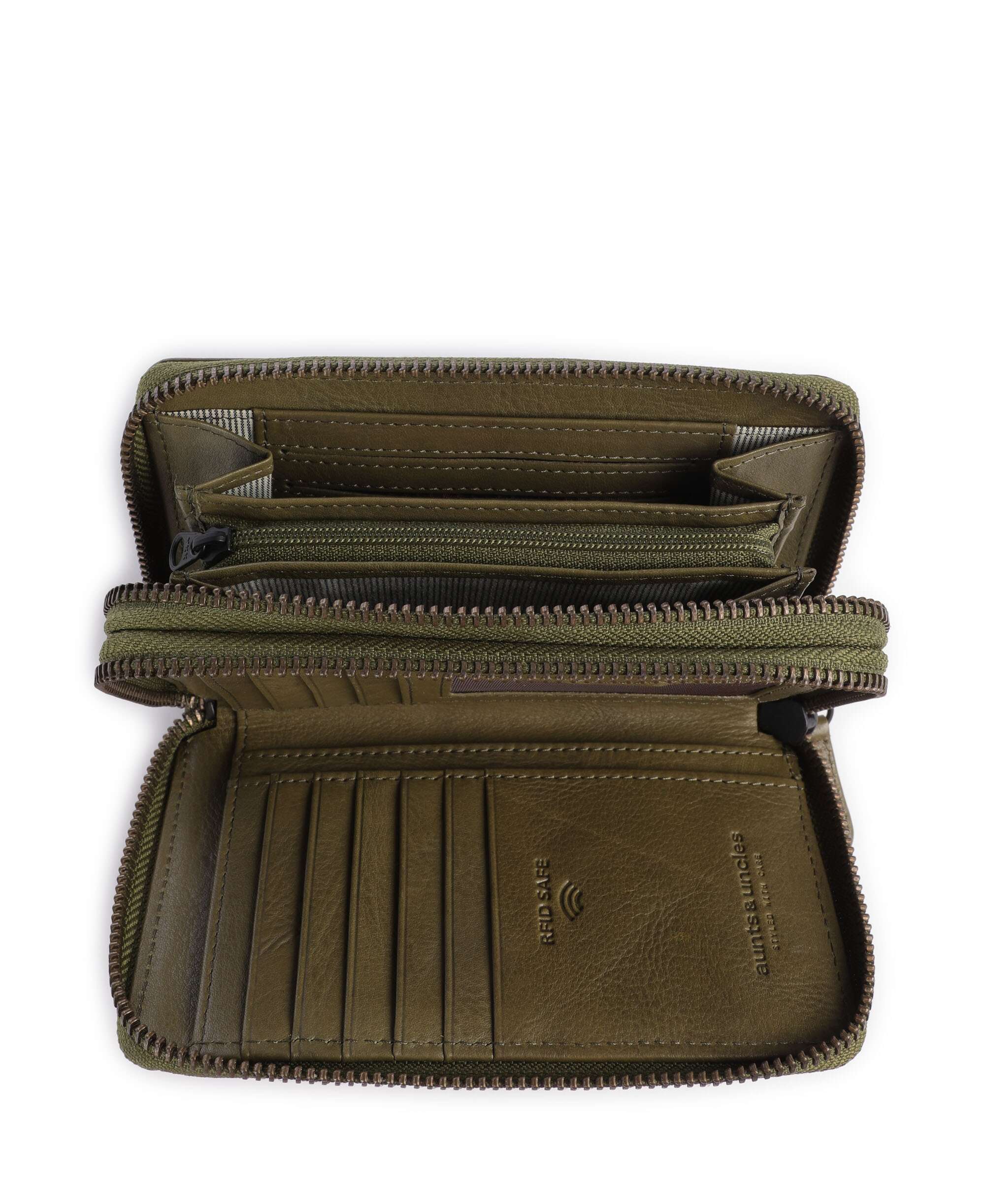 Aunts & Uncles Grandma's Luxury Club Betty RFID Wallet olive branch