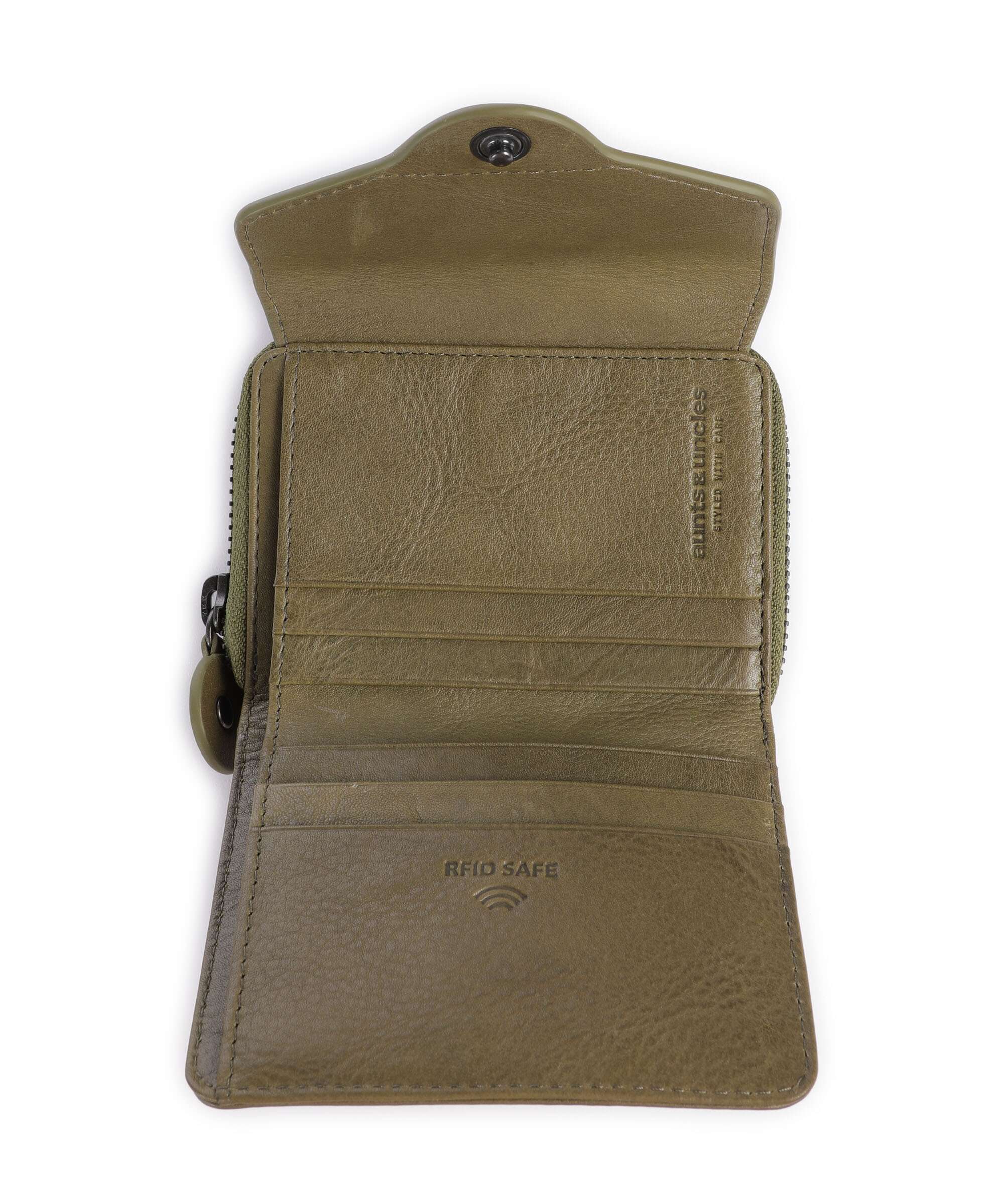 Aunts & Uncles Grandma's Luxury Club Judy Wallet olive branch