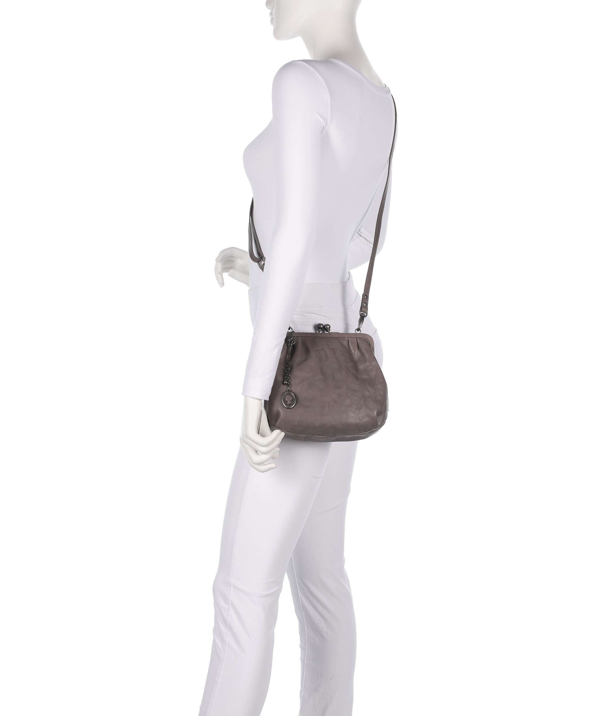 Aunts & Uncles Grandma's Luxury Club Mrs. Fortune Cookie Crossbody bag oyster grey