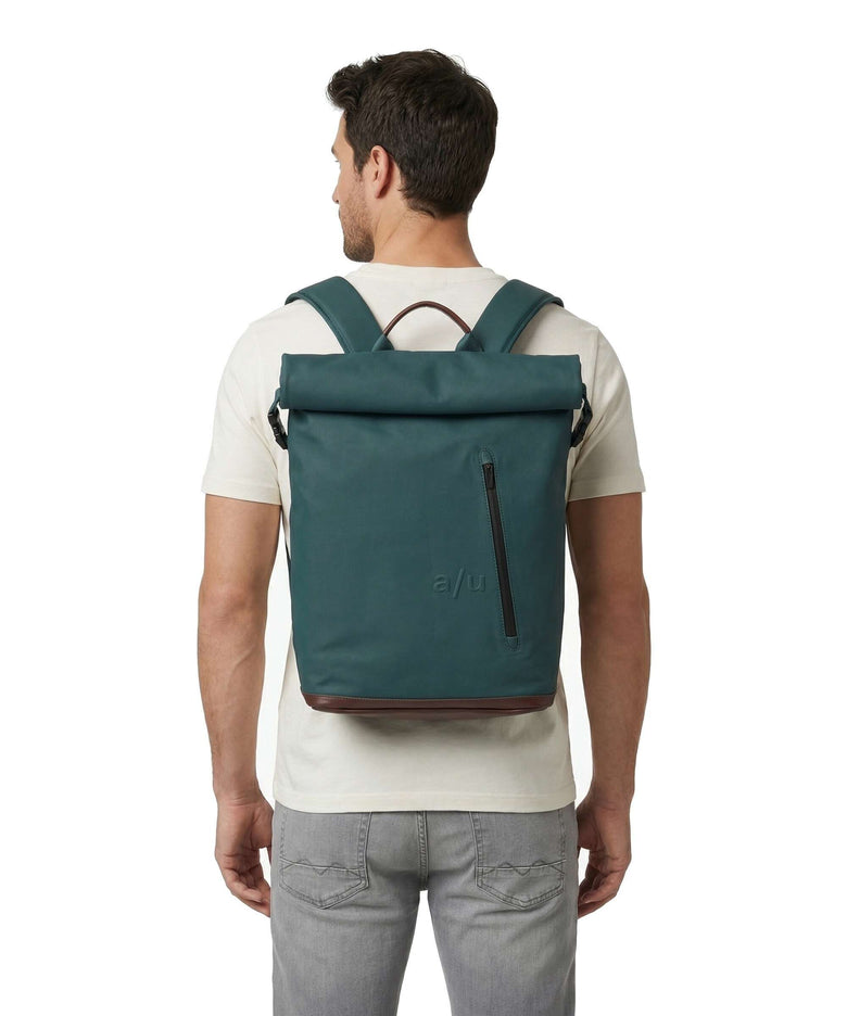 Aunts & Uncles Japan Fukui Rolltop backpack transformative teal