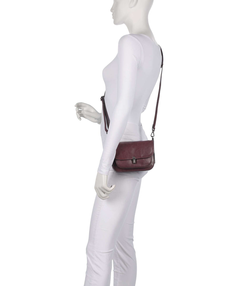 Aunts & Uncles Grandma's Luxury Club Mrs. Waffle Crossbody bag dark cherry