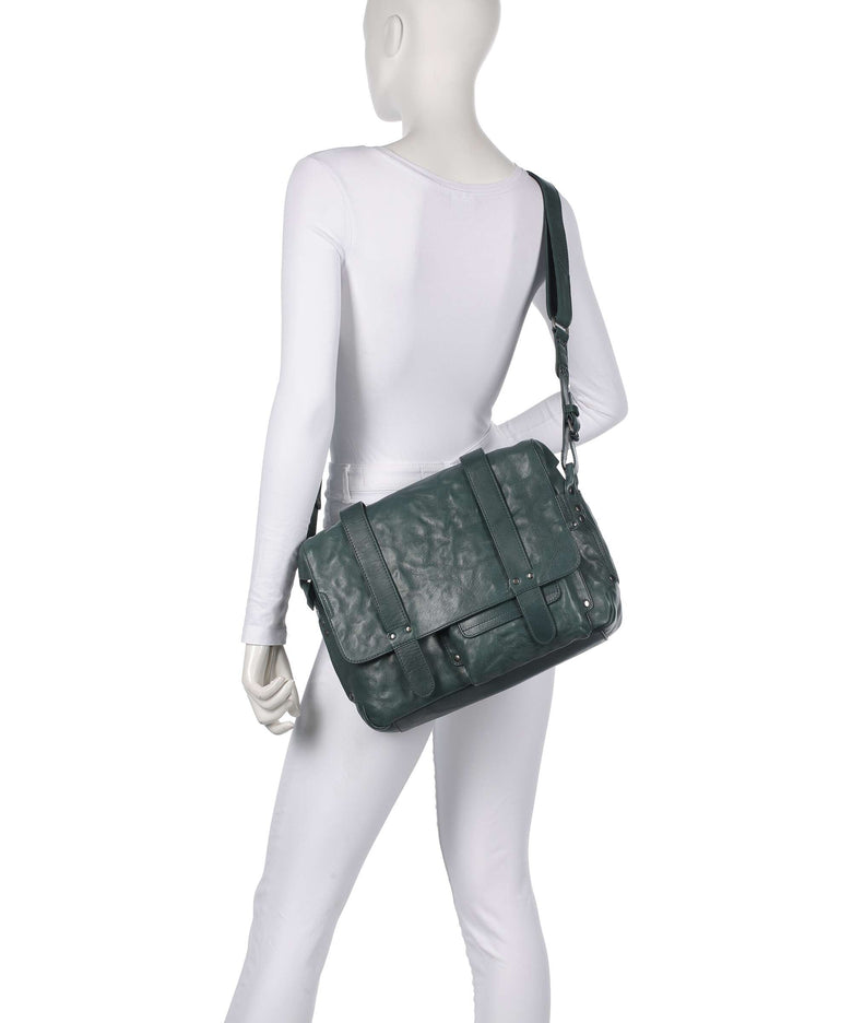 Aunts & Uncles Grandma's Luxury Club Mrs. Honey Pie Messenger bag green jewel