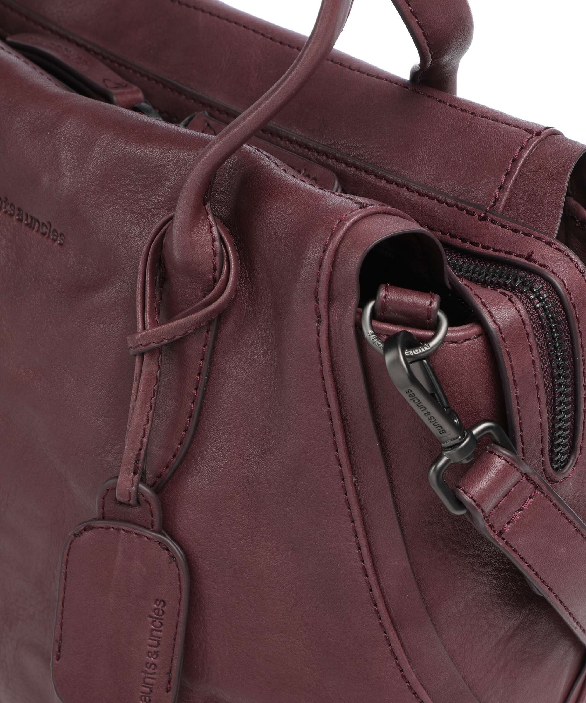 Aunts & Uncles Grandma's Luxury Club Mrs. Profiterole Handbag dark cherry