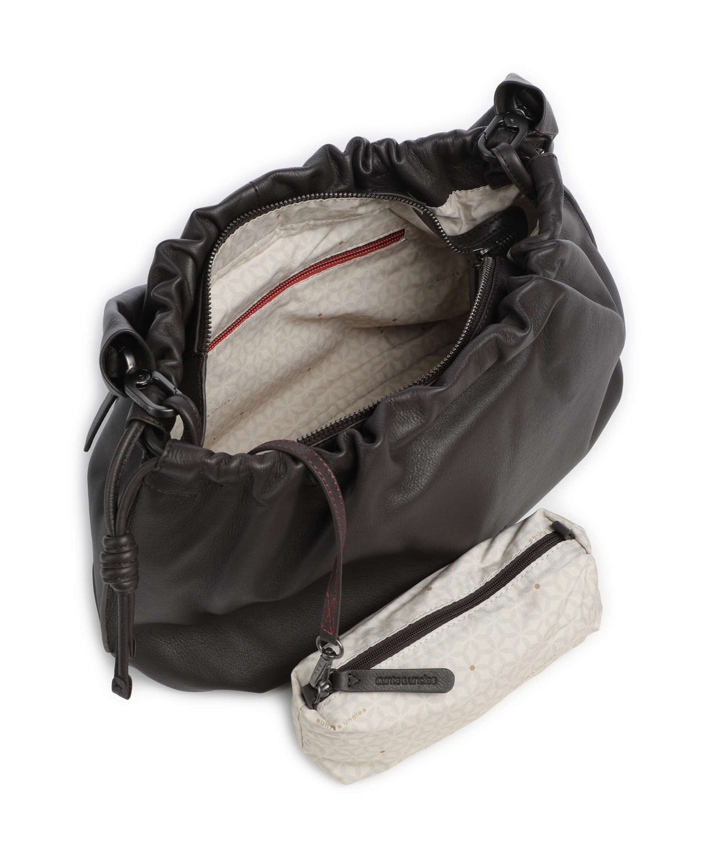 Aunts & Uncles Bohemian Vibes Bloom Hobo bag ground coffee