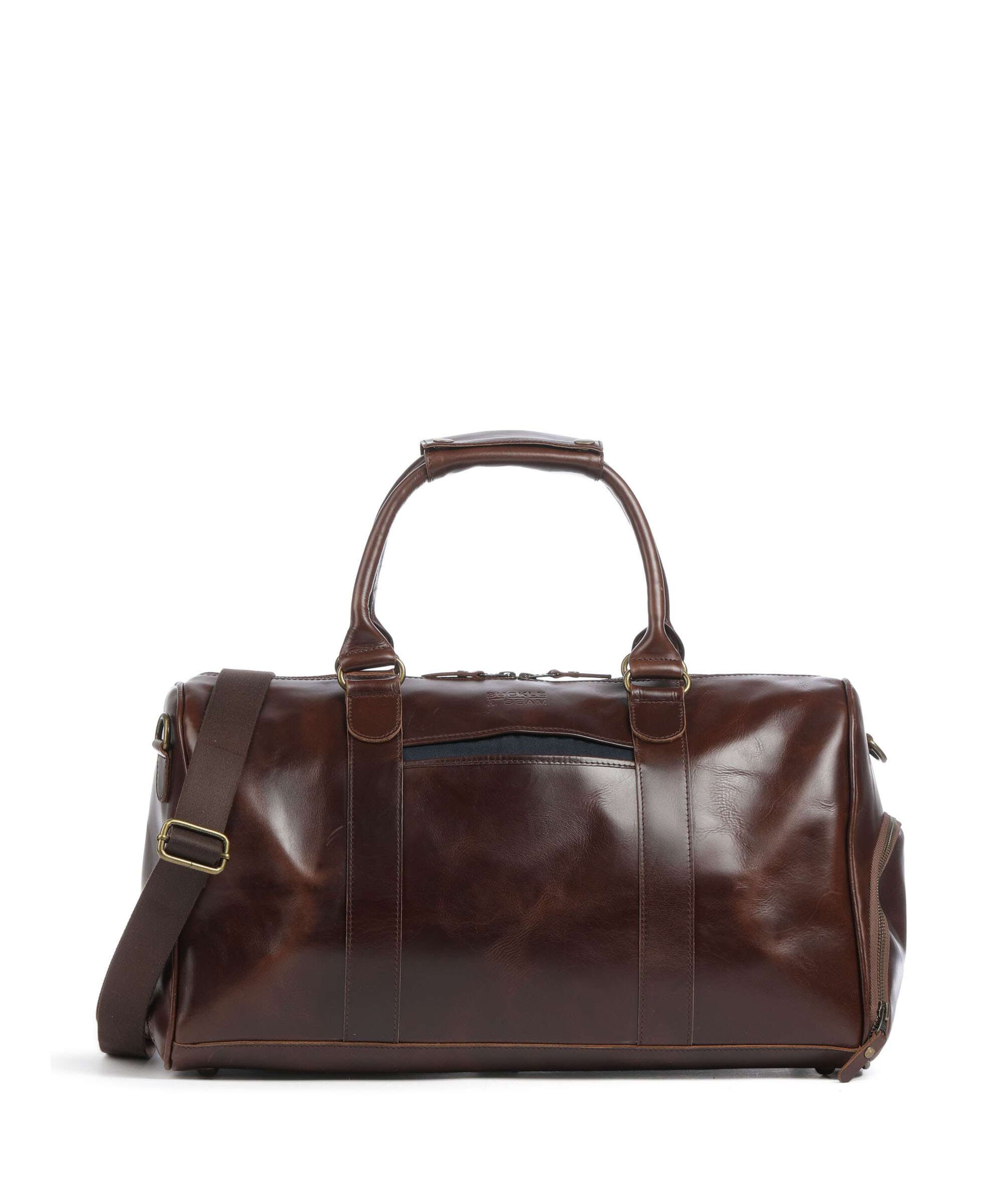 Buckle & Seam Crazy Horse Collin Weekend bag brown/blue