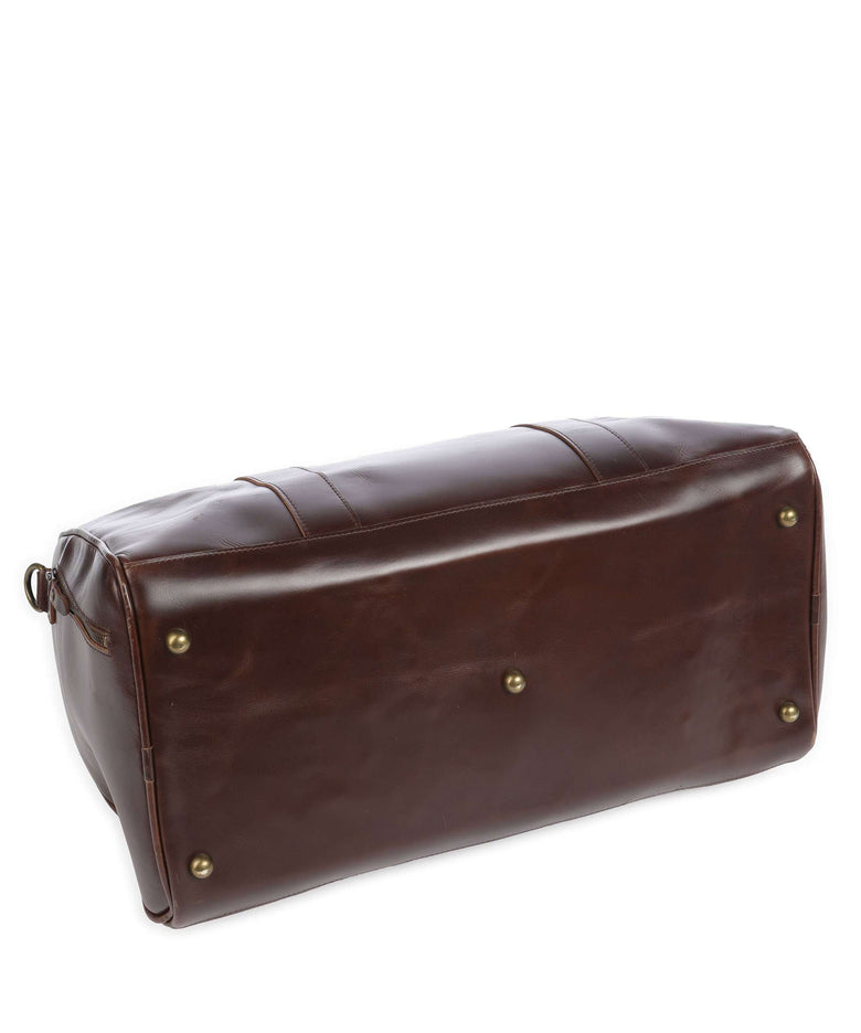 Buckle & Seam Crazy Horse Collin Weekend bag brown/dot