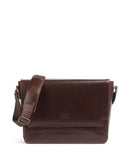 Buckle & Seam Crazy Horse Times bolsa mensageiro brown