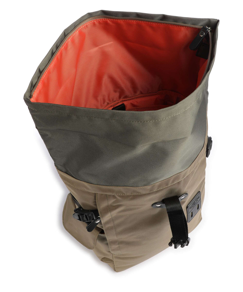 Harvest Label Norikura Two-Tone Rolltop backpack desert olive