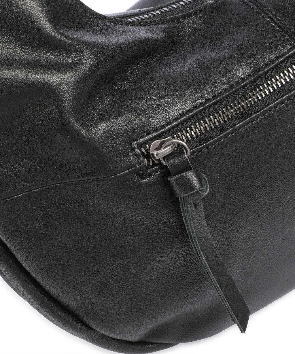 FredsBruder Take A Smile Big Hobo bag black