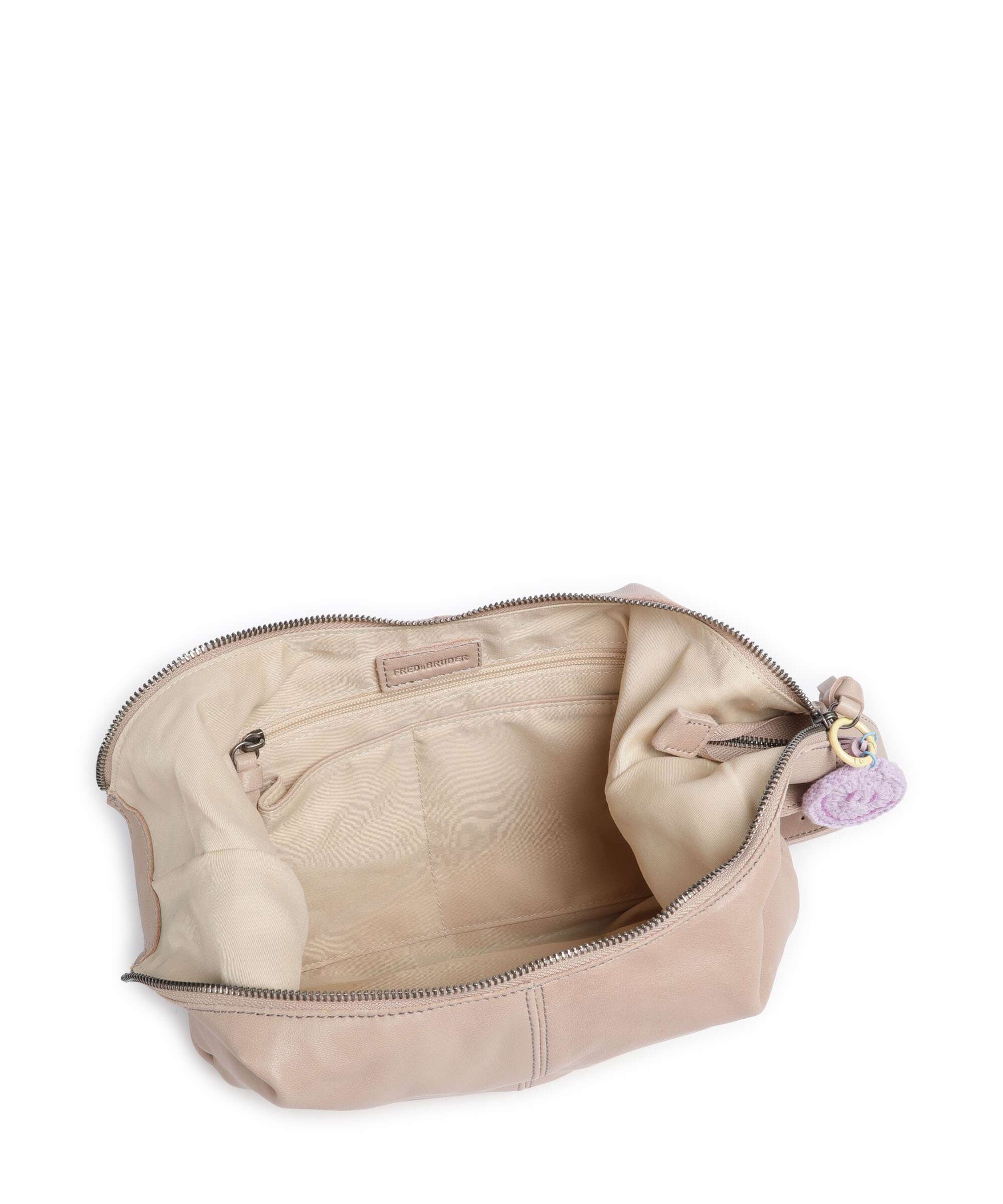 FredsBruder Take A Smile Big Hobo bag chai latte