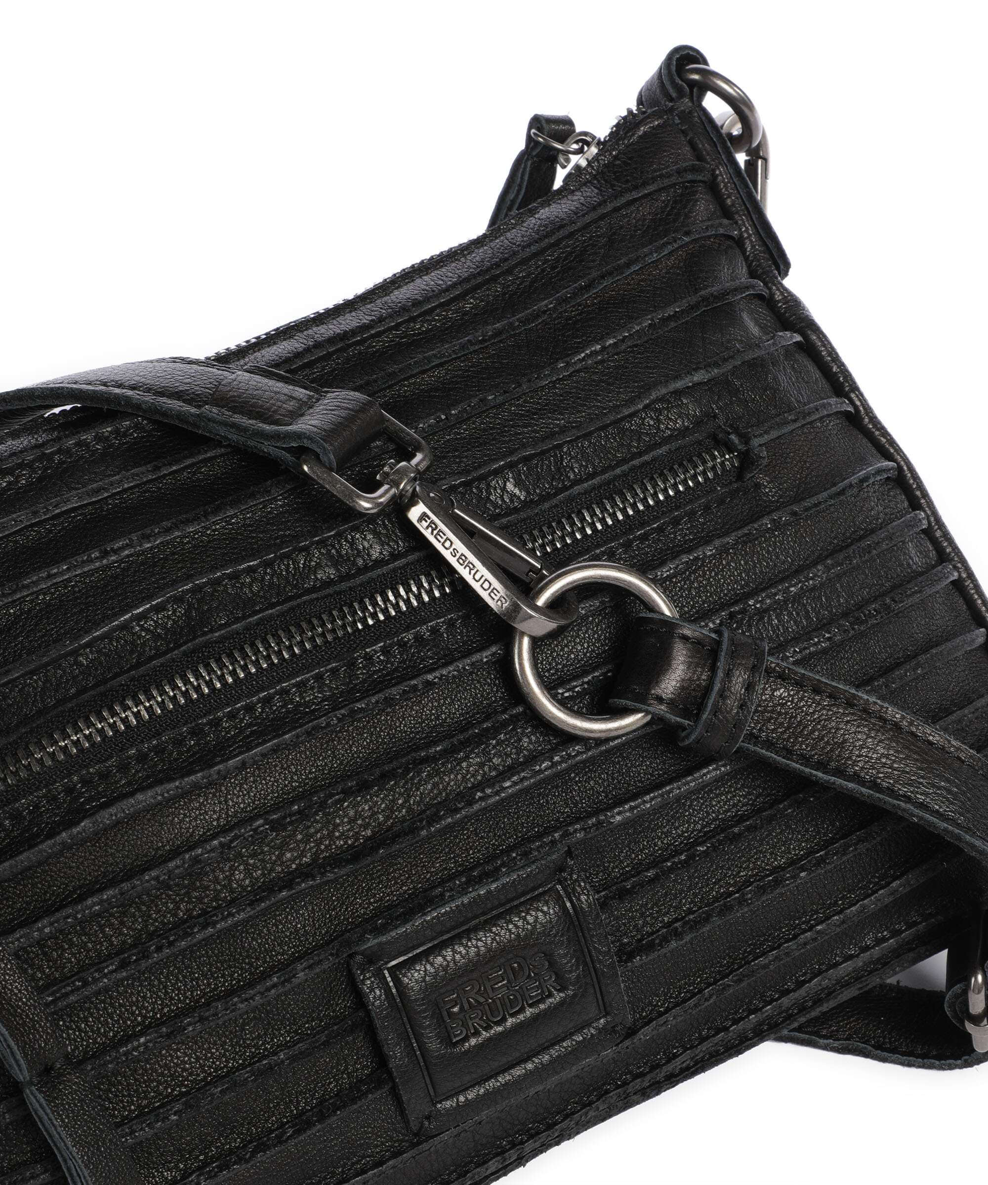 FredsBruder Bestseller Riffel Hobo bag black