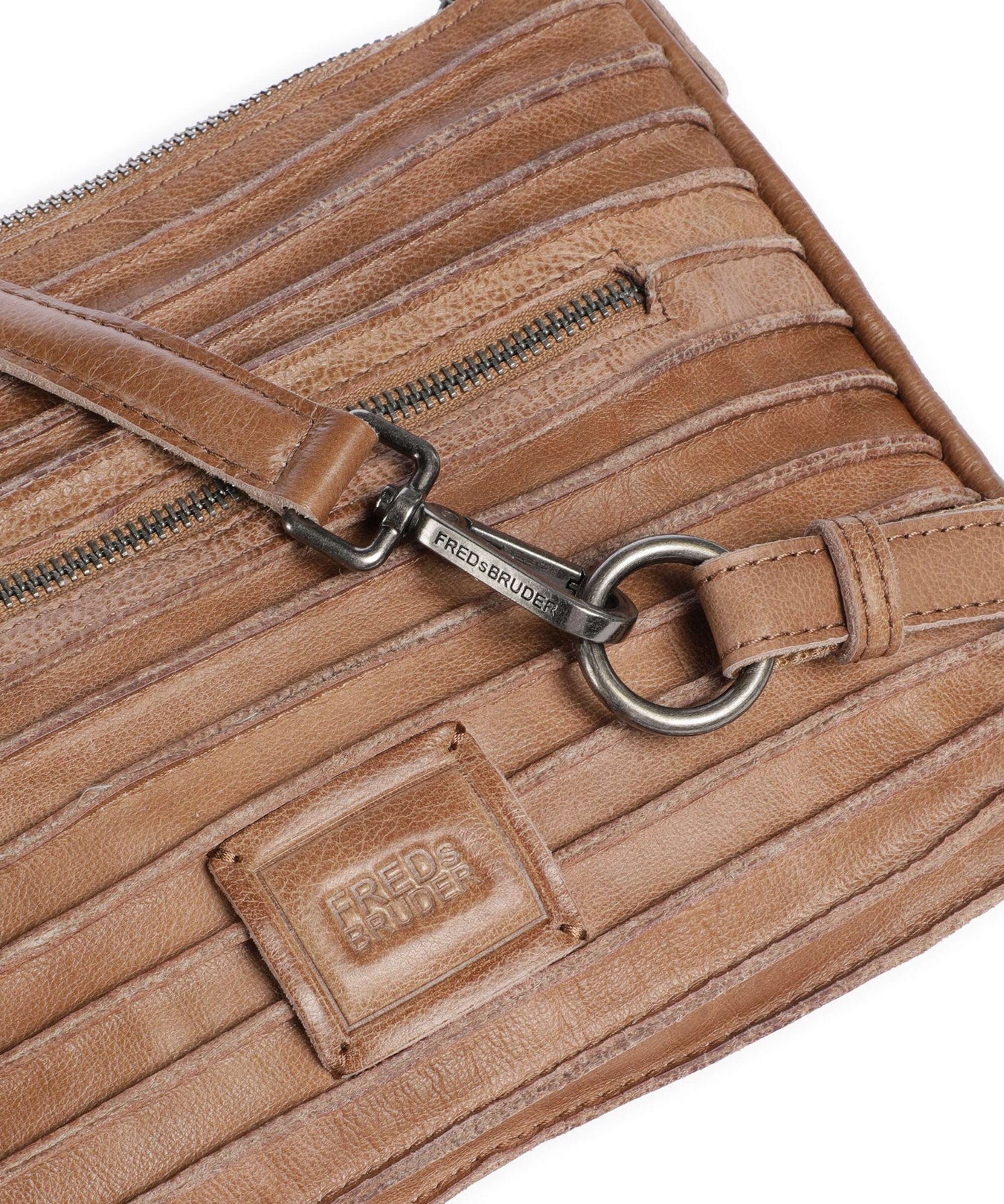 FredsBruder Bestseller Riffel Hobo bag caramel