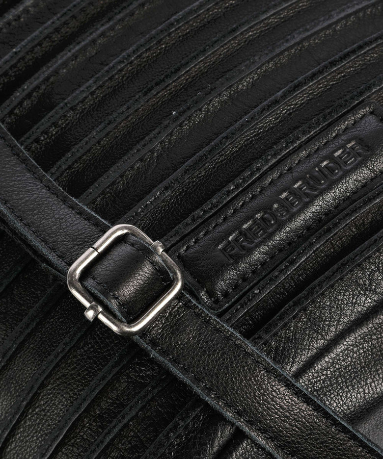 FredsBruder Riffellinchen Crossbody bag black