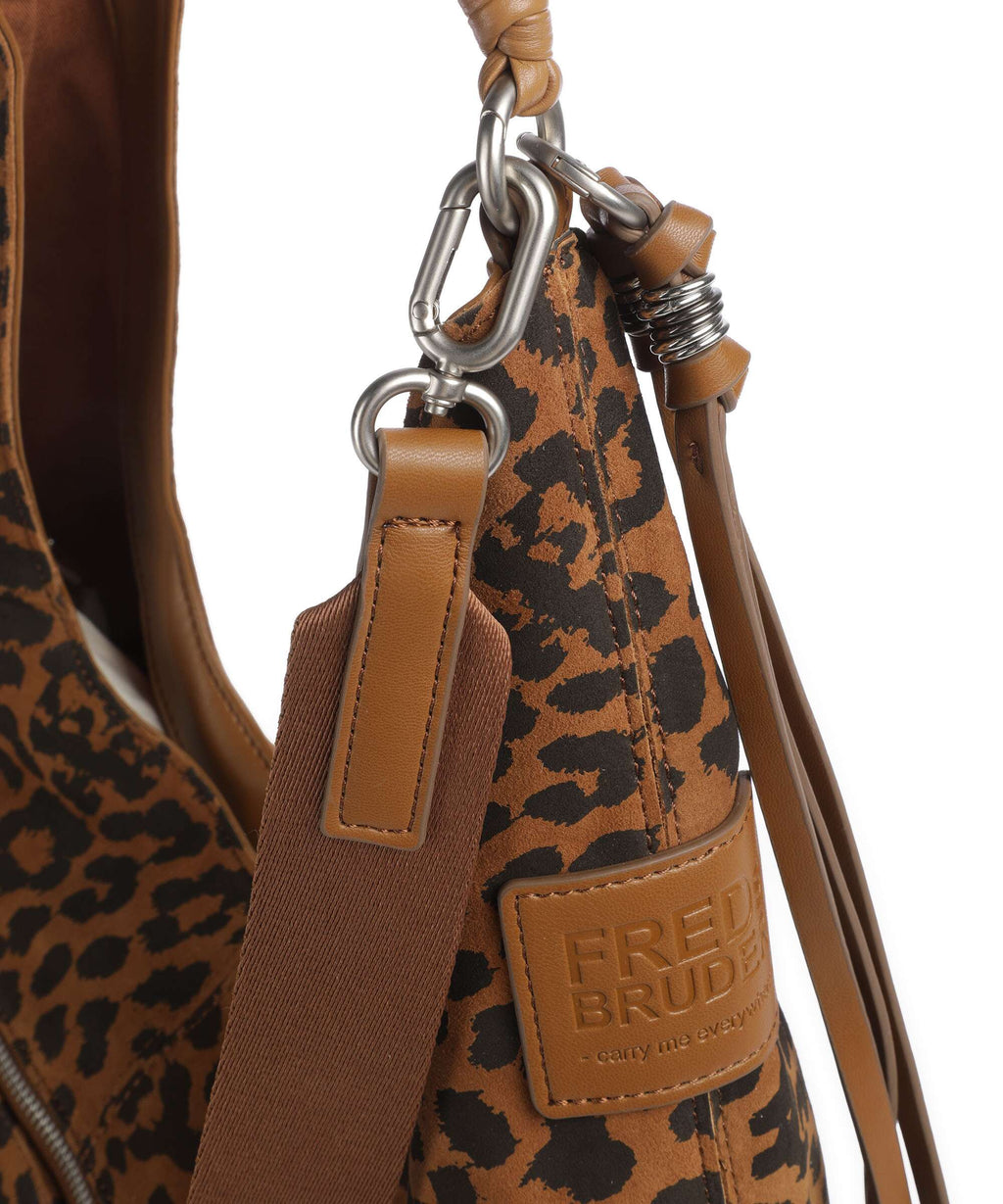 FredsBruder For Lovers Hobo bag leo print