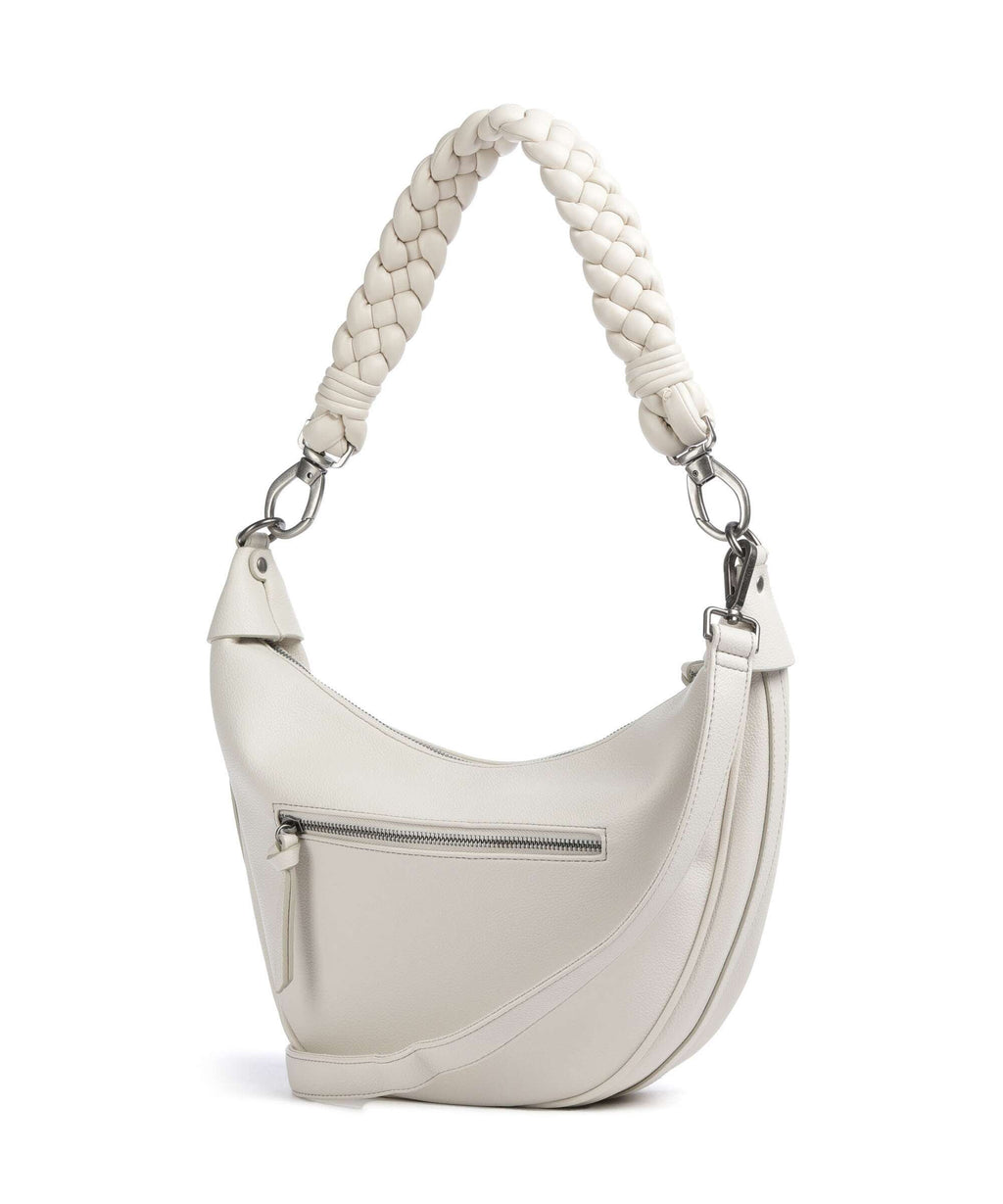 FredsBruder Good Vibes Only Hobo bag oat milk