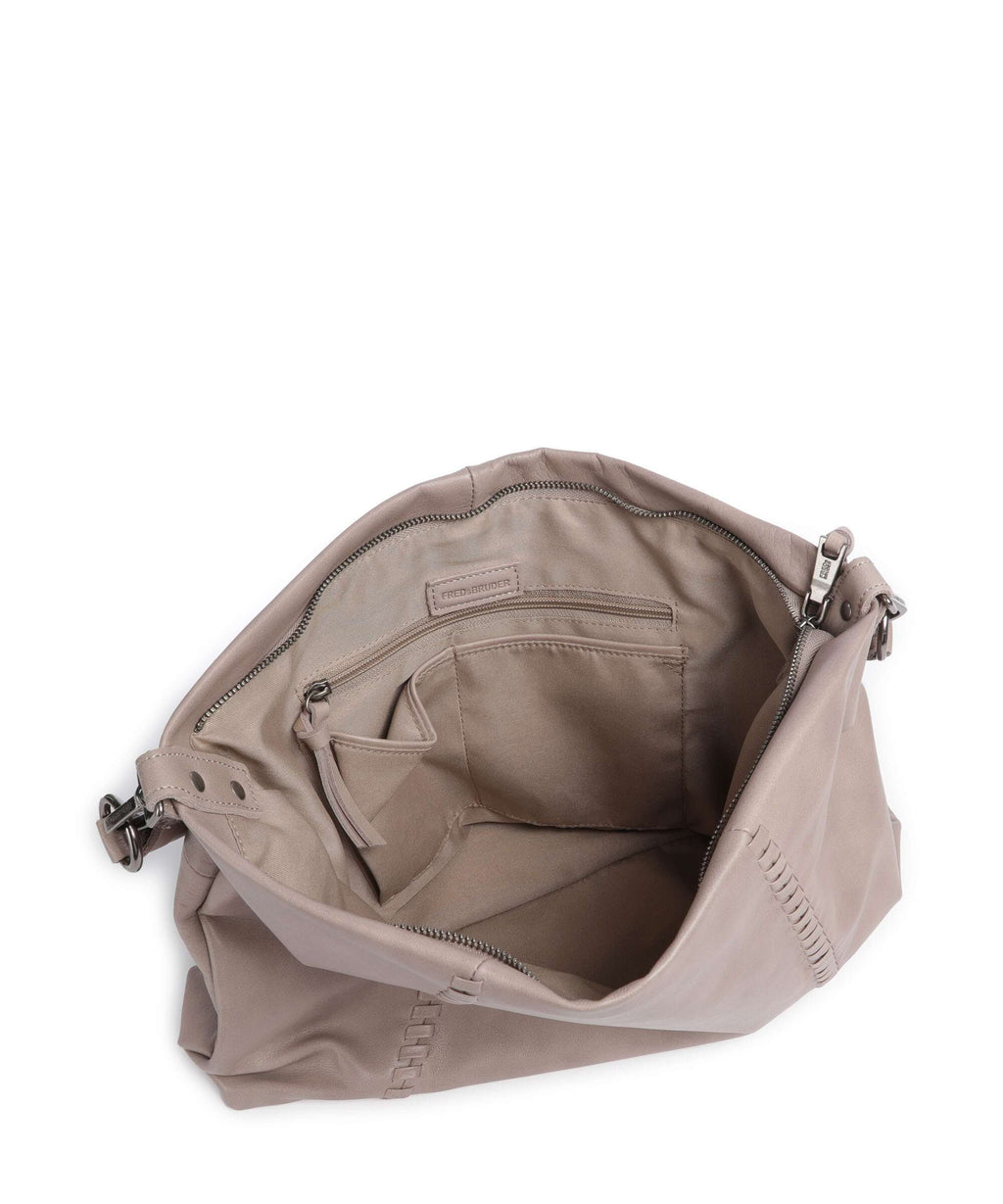 FredsBruder Bestseller Layer Likely Hobo bag taupe