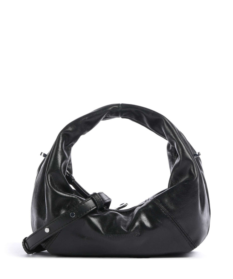 Les Visionnaires Greta Icon Crikle Mini Handbag black