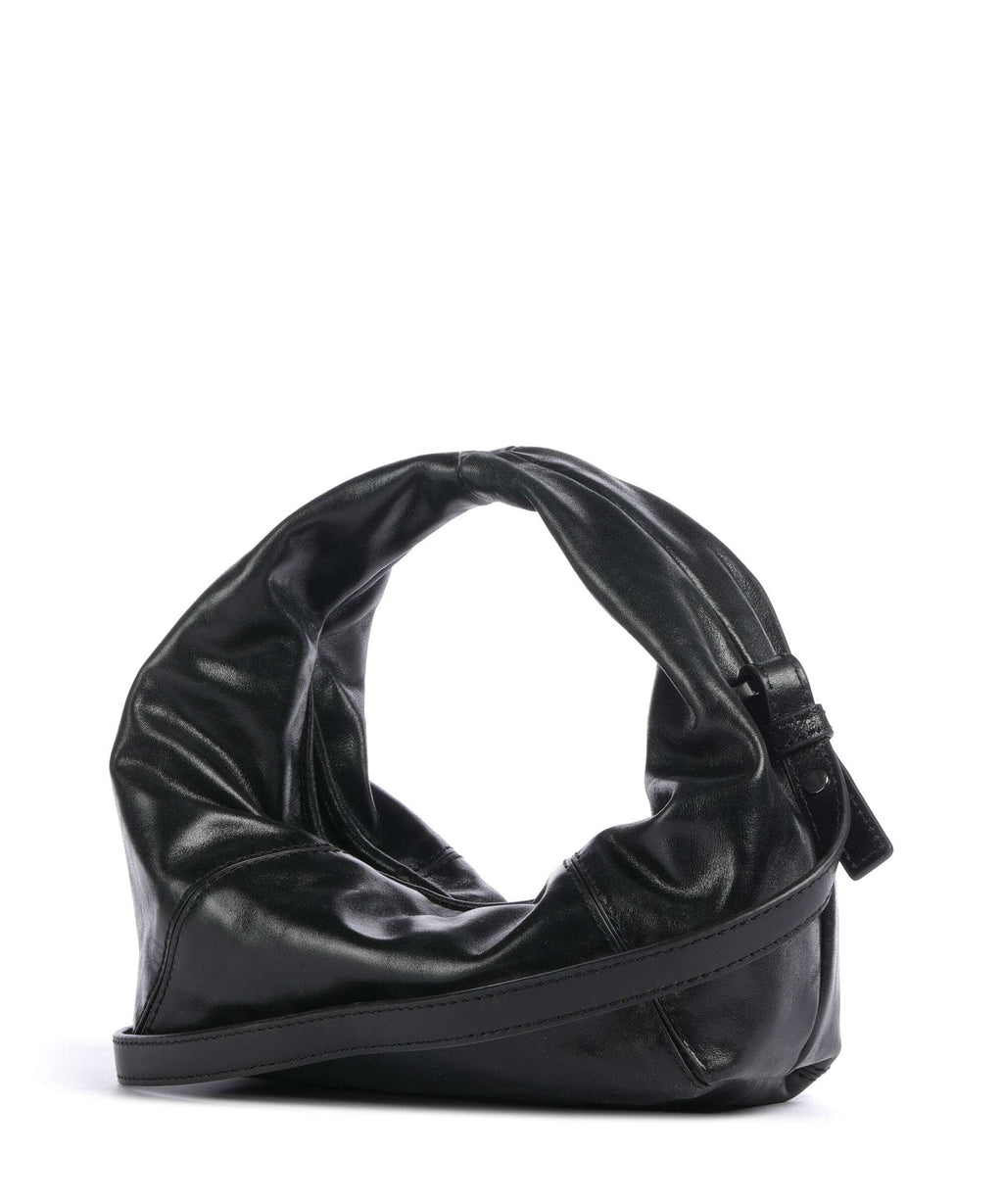 Les Visionnaires Greta Icon Crinkle Mini Handbag black